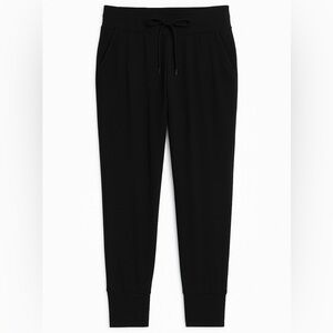 Lole High Waisted Drawstring Joggers Comfy Stretch Sweatpants Black Size Small